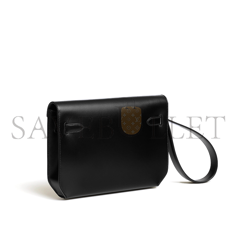 HERMES KELLY DEPECHES 25 POUCH BOX PALLADIUM PLATED H082312CK89 (25*20*4cm)